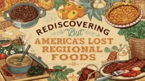 Rediscovering the Lost regional Foods of America with image of each