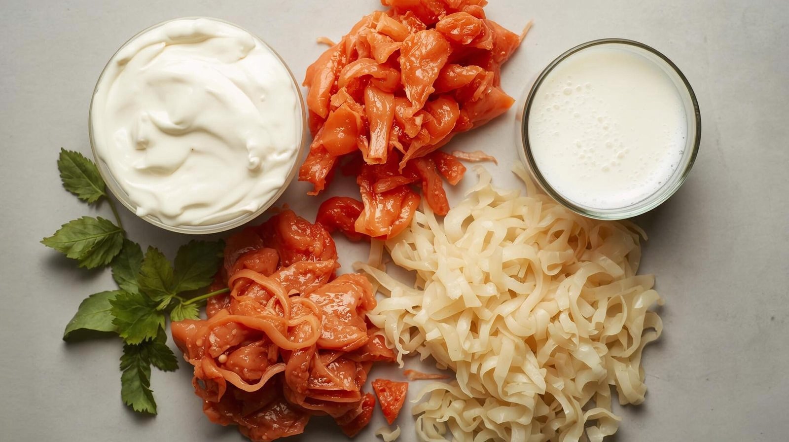 Probiotic-rich foods supporting gut and digestive health.